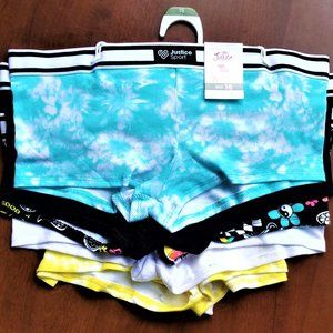 Justice Sport 5 Pk Shortie Panties Girls 14 or16 NWT
